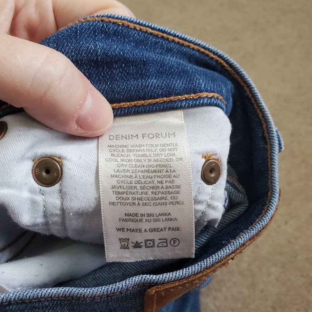 Denim Forum High Rise Jeans - Blue - Picture 12 of 16